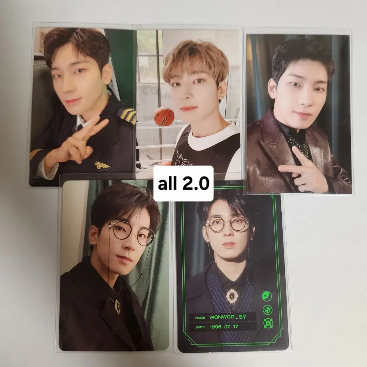 Seventeen Wonwoo Membership Kit poca wts