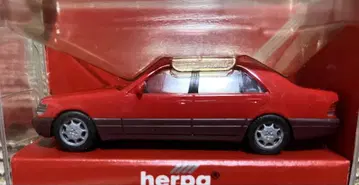 herpa 빨간색 세단 미니카 1/87