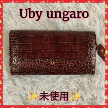 Uby Ungaro 브라운 장지갑 미사용