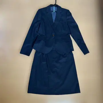 여성용 수트 상하의 네이비