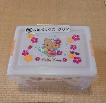 제일복권 일광화상 키티 헬로키티 수납 박스 클리어 10