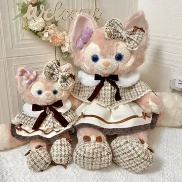 리나벨 코스튬 쿠키 앤 스텔라 루 옷 갈아입기 봉제 인형용 4종 세트