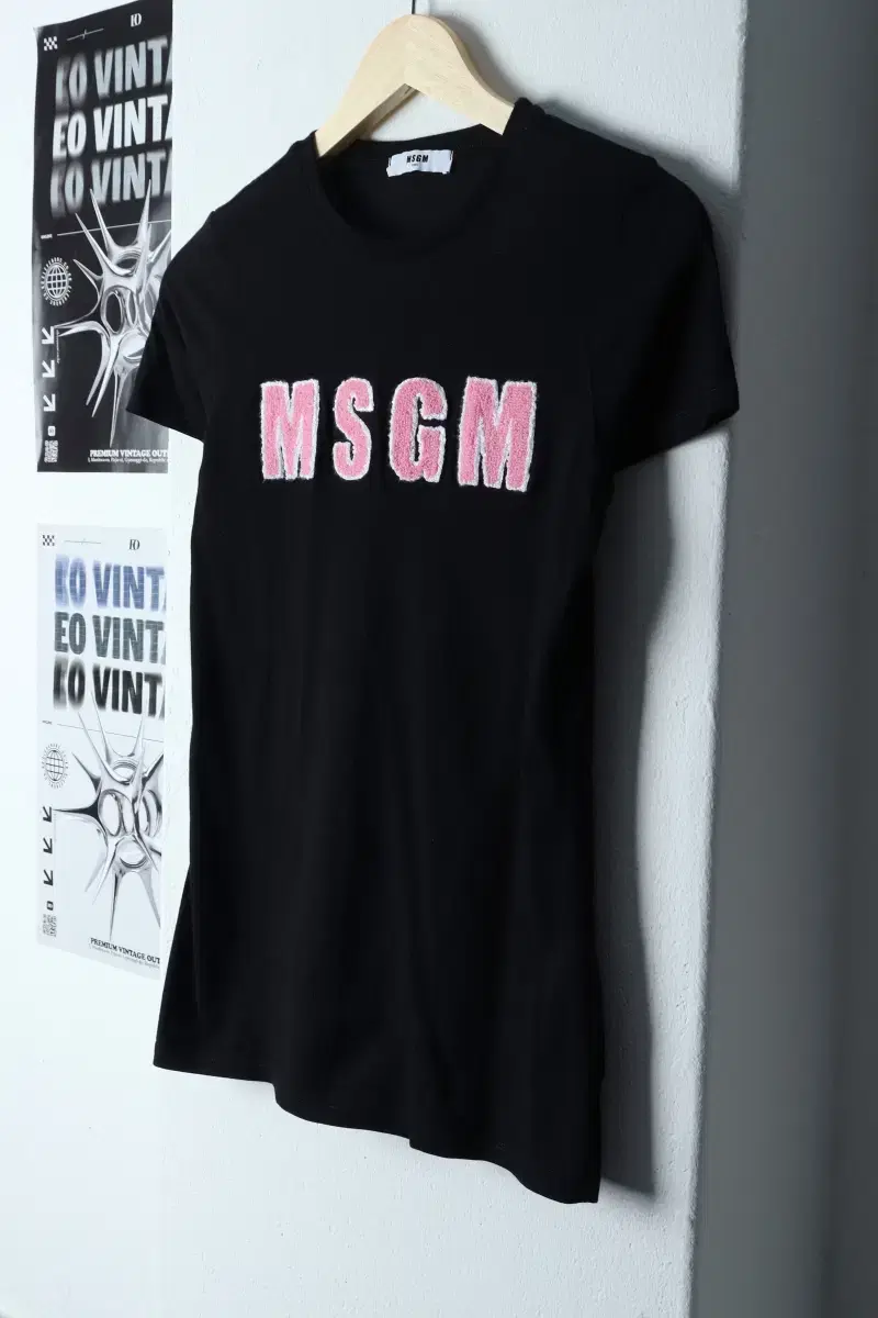(M) MSGM Short Sleeve T-Shirt Children's Kids Logo-13753