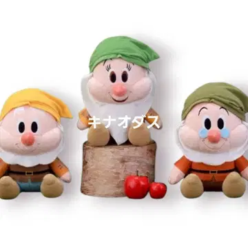 백설공주 M 봉제 인형 선생님&고키겐&테레스케 7명의 난쟁이