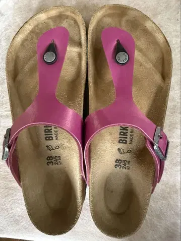 BIRKENSTOCK 핑크 샌들 사이즈 38 정품