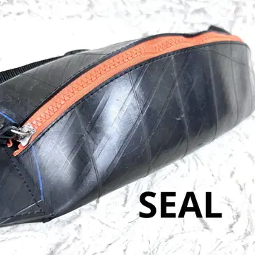 SEAL 바디백 워터프루프 방수 블랙 오렌지