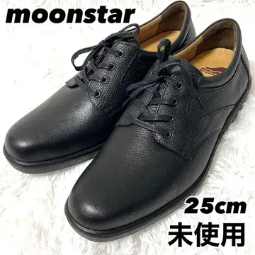 미사용품 moonstar 비즈니스 슈즈 가죽 주름 스니커즈 블랙 25