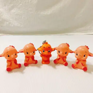 사토코짱 코끼리 손가락 인형 마스코트 사토차 키링