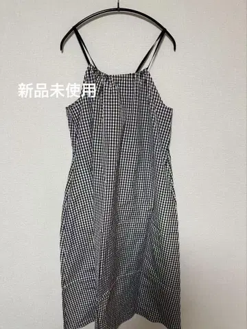 저널 스탠다드 레리움 타프타 체크 개더 원피스
