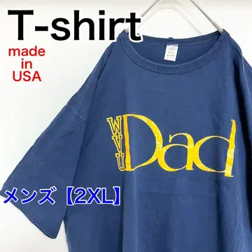 YAZ50 [미국제] 반팔 티셔츠 [2XL] 네이비 made in USA