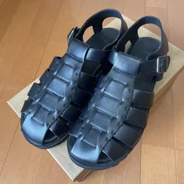 차오패닉 새상품 남성용 구르카 샌들 41 26cm 블랙 신발