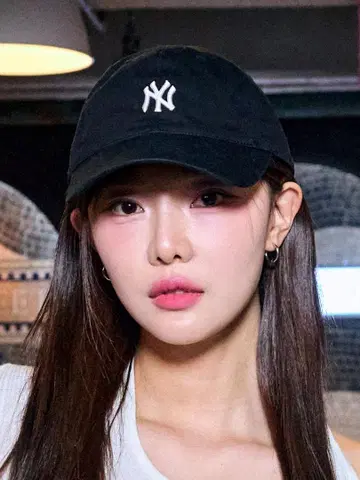 MLB KOREA 베이스볼 로고 캡 블랙