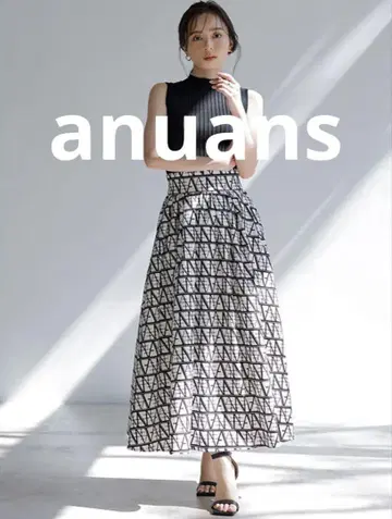 새상품급 anuans 모노그램 볼륨 SK (BLACK)