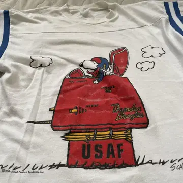 스누피 빈티지 티셔츠 usaf
