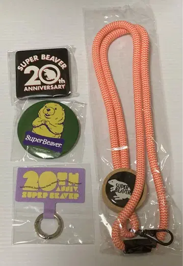 SUPERBEAVER 20th 회장 한정 가챠 4종 세트
