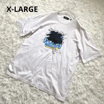 X-LARGE 엑스라지 한정판 반팔 티셔츠 XL 화이트 화이트