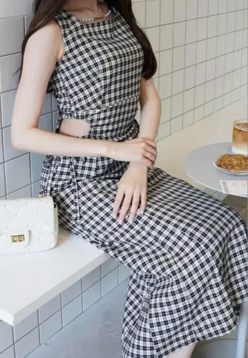 POMME charm side ribbon onepiece