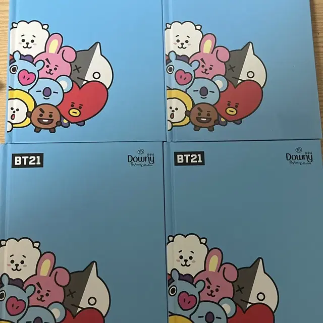 새상품 한정판 라인프렌즈x다우니xBT21(방탄소년단 캐릭터) 노트 (개인
