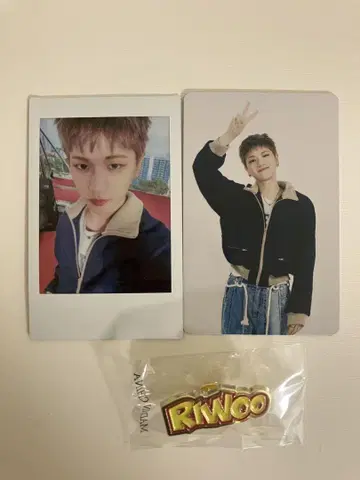 boynextdoor 리우 트레이딩 카드 핀 배지