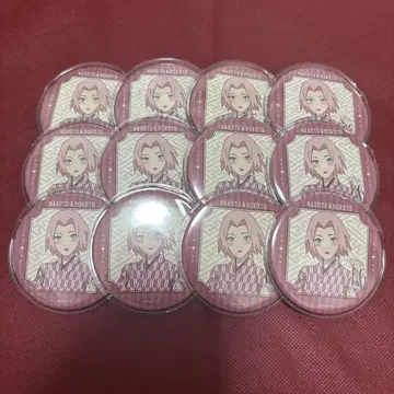 NARUTO 하루노 사쿠라 하이카라 레트로 캔뱃지