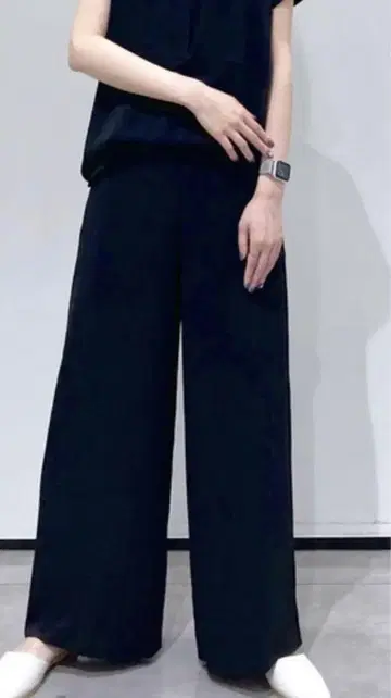 띠어리 워셔블 와이드 팬츠 P