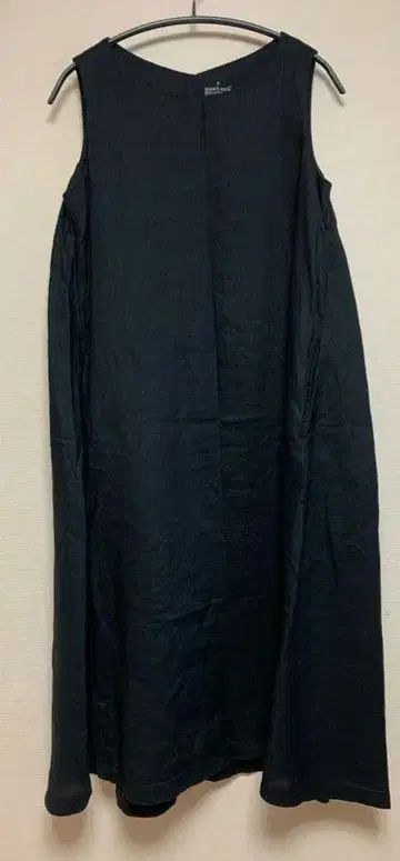무인양품 린넨 슬리브리스 롱 원피스 S
