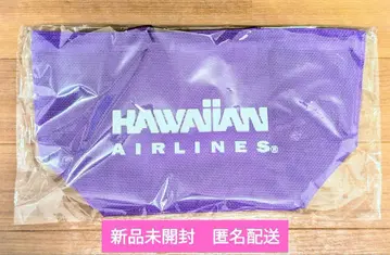 HAWAIIAN AIRLINES 메쉬 토트백 보라색 퍼플 하와이