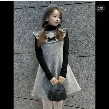 JILTU  작은 프릴 드레스