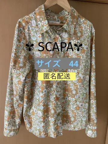 SCAPA 꽃무늬 긴팔 셔츠 44