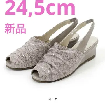샌들 여성용 웨지솔 일본제 컴포트 샌들 폭이 넓은 3E