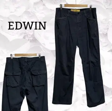 에드윈 'EDWIN' 코튼 팬츠/하의 [M] 블루 계열 캐주얼