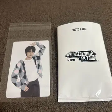 BTS JIN RUNSEOKJIN 투어 굿즈 포토 카드
