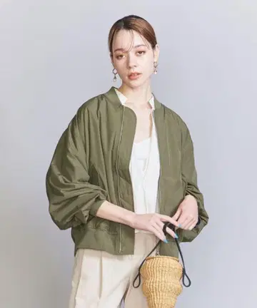 BEAUTY&YOUTH [WEB 한정판] 플러피 MA-1 자켓