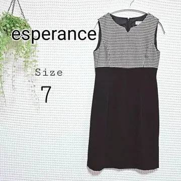 esperance 슬리브리스 무릎 기장 원피스 사이즈 7