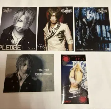 the GazettE REITA 친필 사인 포함 스티커