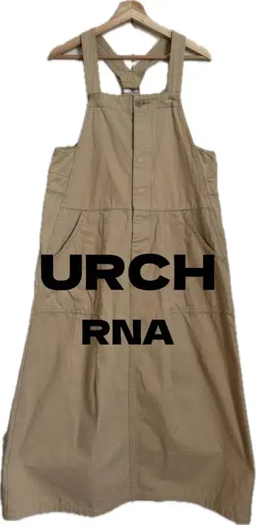 URCH RNA 점퍼 스커트 오버롤 베이지 M 넉넉한