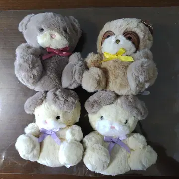 Bleu Bleuet 그 시절의 친구 봉제 인형 4종 묶음 판매