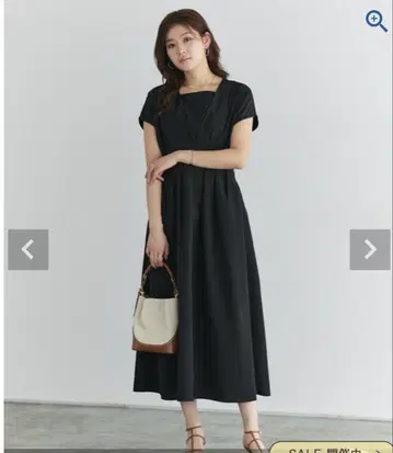 블랙 티셔츠 원피스 M