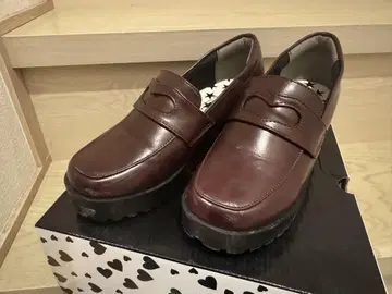 다크 브라운 로퍼 힐 포함 22cm
