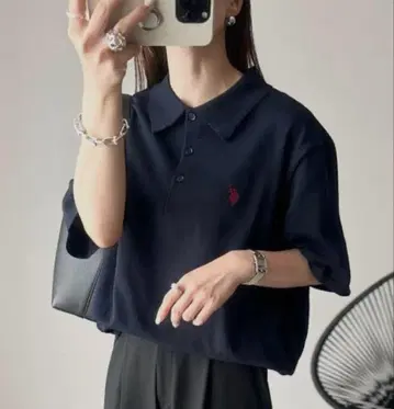 U.S. POLO ASSN 니트 폴로 셔츠
