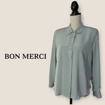 BON MERCI / 자수 블라우스 / 긴팔 셔츠 / 레트로