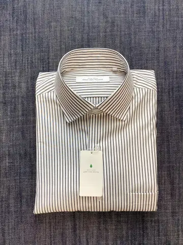 미사용 새상품 UNITED ARROWS 그린 라벨 스트라이프 셔츠 41