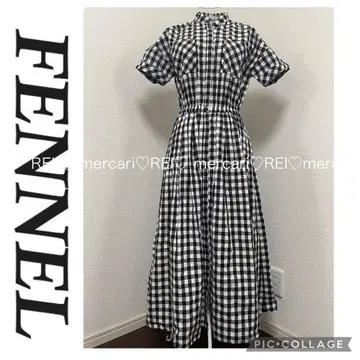 스콧 클럽 FENNEL 페넬 셔츠 원피스 반팔 체크