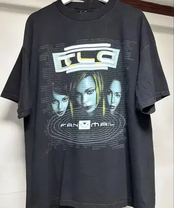 TLC 팬 이메일 그래픽 티셔츠