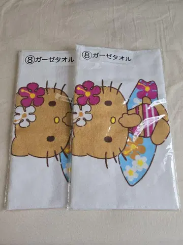 일광화상 키티 산리오 당첨 복권 거즈 타월