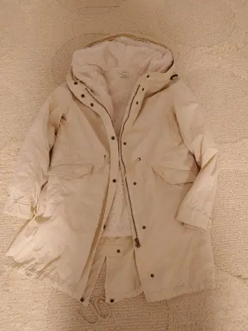 어스 뮤직 & 에코로지 보아 라이너가 있는 마운틴 후드티, 모즈 코트