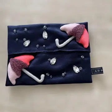 LUDLOW 티슈 케이스 우산 모티브 비쥬 반짝반짝