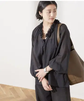 JOURNAL STANDARD L'ESSAGE 소프트 오간자 블라우스