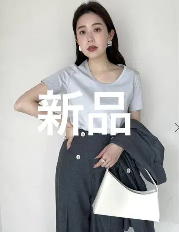 새상품 anuans 실크 터치 코튼 U넥 T S 사이즈