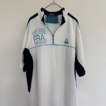 le coq sportif 골프 피케 셔츠 LL 화이트/네이비